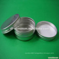 Aluminum jar with aluminum screw lids